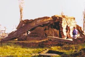 Remains of gas chambers at Birkenau, 1990 28