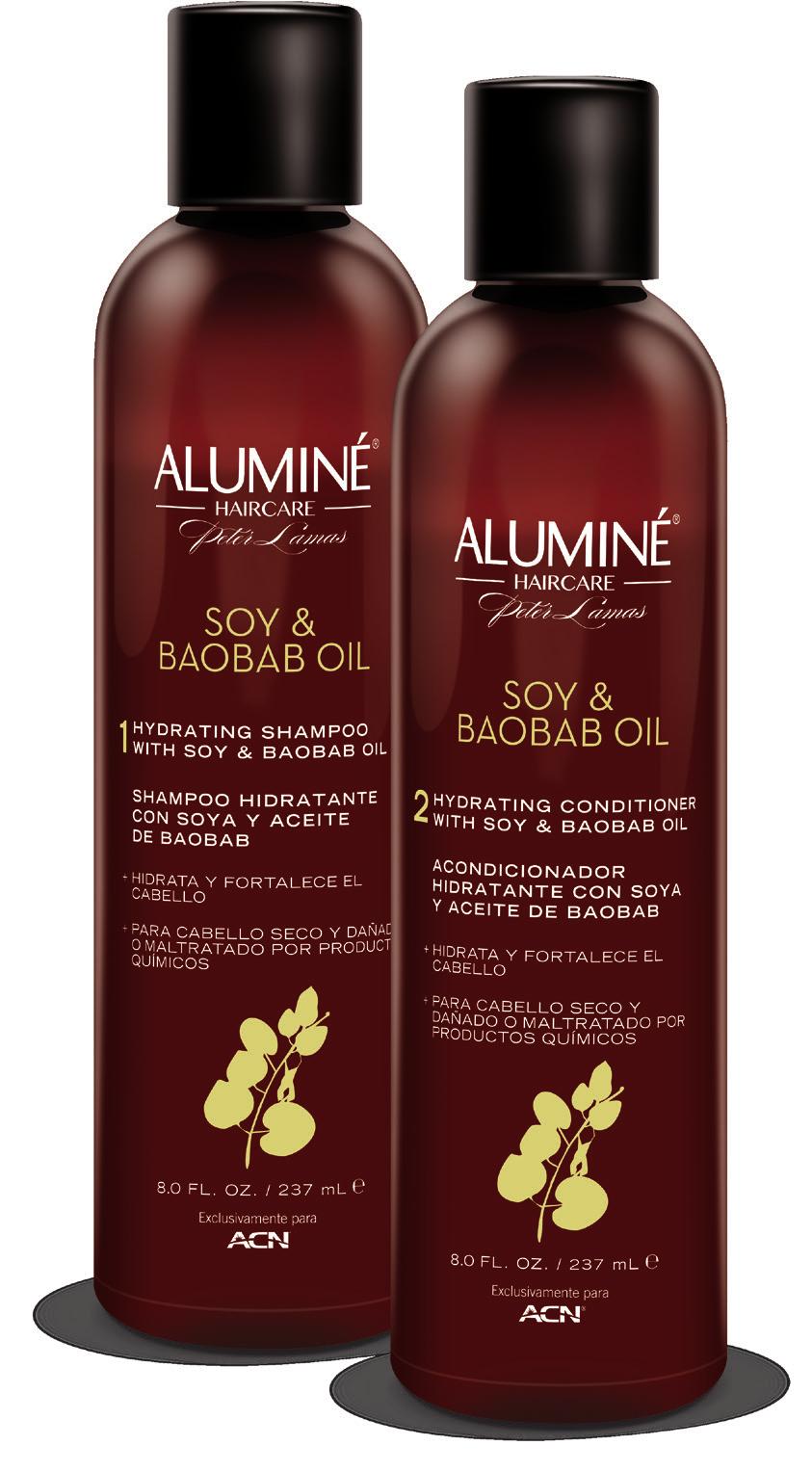 ULTRA HYDRATING SMOOTHING SHAMPOO AND AND CONDITIONER WITH ARGAN SOY & & MACADAMIA BAOBAB OIL OIL For chemically-treated and damaged hair The Soy &