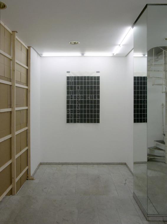 Installation view of the exhibition Ursprung eines Endes at Projektspace Mayerei,