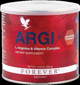 production. Mixed with Natural Spring Water or Aloe Vera Gel for an added boost, you will love the taste of ARGI+!