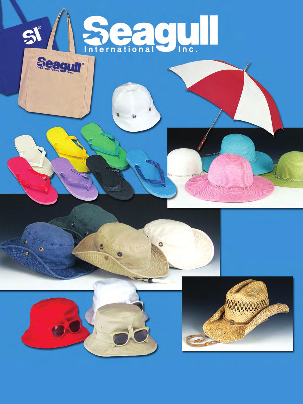 Our 57th Year Importers, Manufacturers and Exporters Headwear, Footwear, Umbrellas, Rainwear, Gloves, Scarves, Tote Bags,
