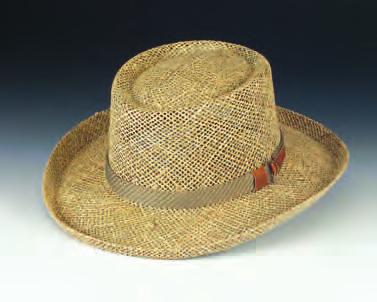 600-36 Woven web buckle band gambler shape toyo hat w/ elastic one size fits most sweatband per 12 pc. box.