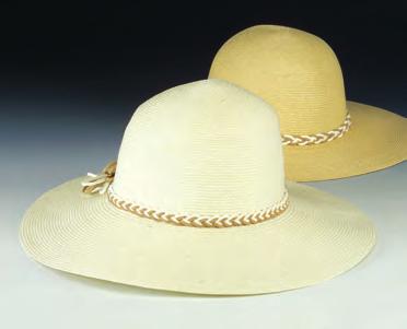 547-18 Lady's silver accented hat with narrow braid and bead trim.