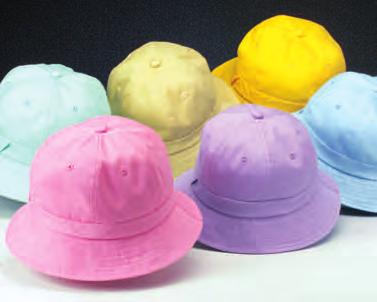 Denim tennis hat w/matching underbrim. Asst. sizes per 24 pc.