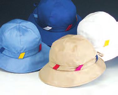 sizes per 452-00 Cotton tennis hat w/ matching underbrim. Asst.