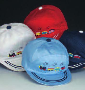 sizes per 266-98 Boy's size baseball cap. White only.