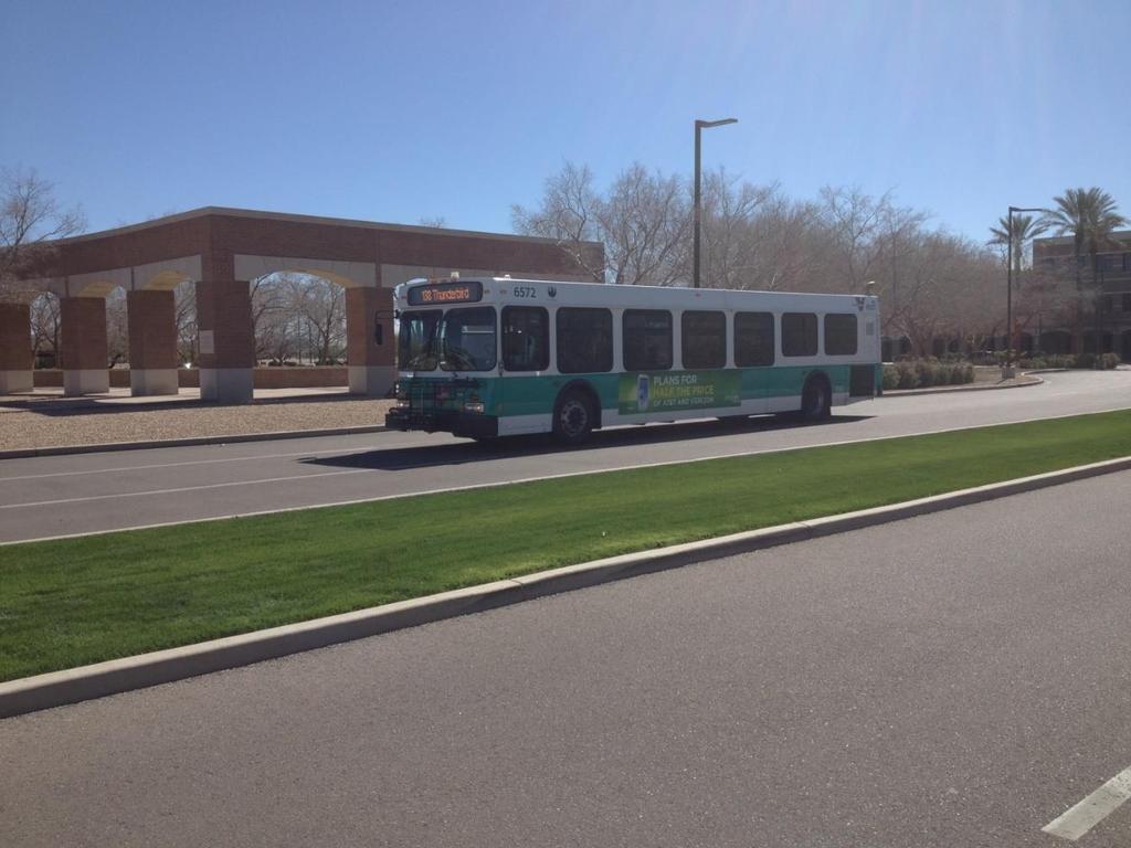 ASU West Campus Phoenix, AZ Bus lane: 6 AC design reduced to 4 FRAC