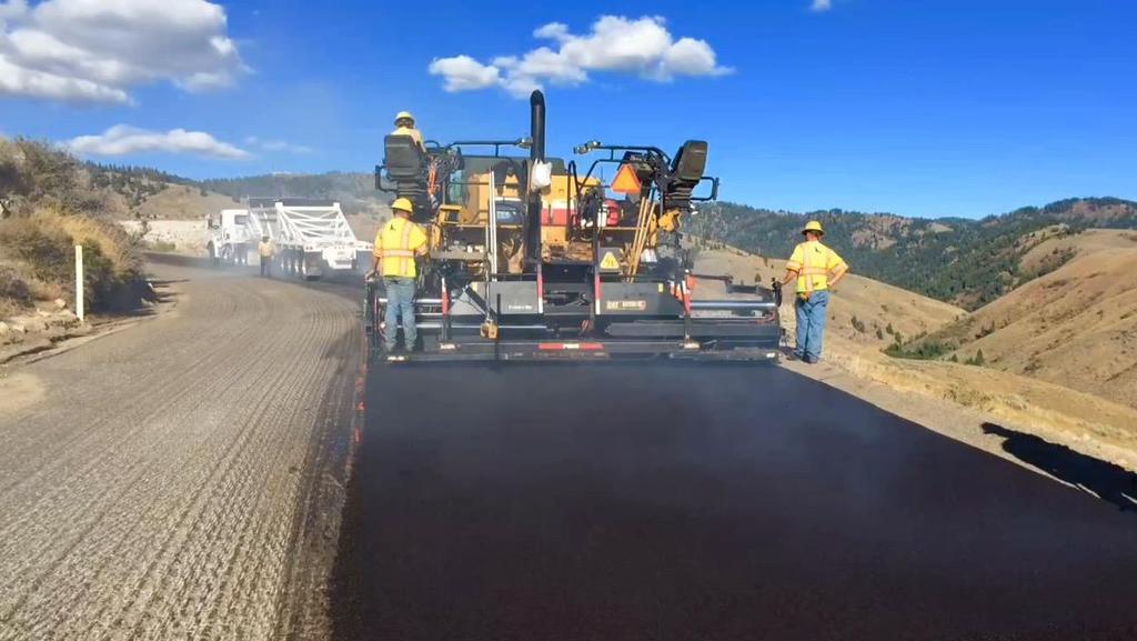 Ada County ID Bogus Basin Road 2 FRAC overlay to extend life and reduce future maintenance