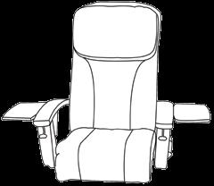 To fully recline the pedicure chair, the base of the unit must be positioned to a minimum of 25 from the wall. Minimum installation dimensions: Everest...W 34 x L 80 Ella...W 30 x L 69 Milan.