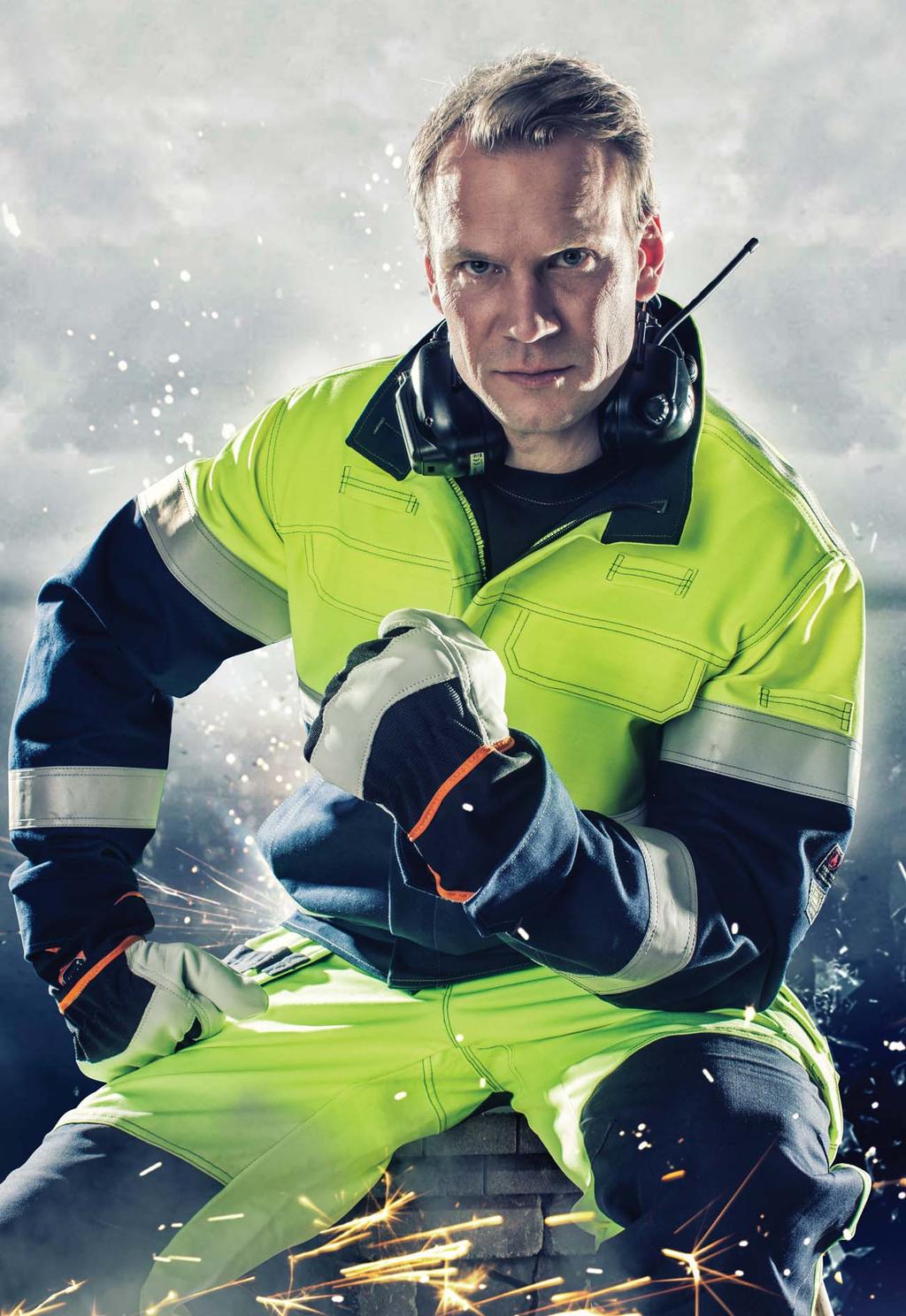 High-visibility flame-resistant Fabric description We have used a canvas-weave fabric for our flame-resistant/high-visibility collection on pages 33-34.