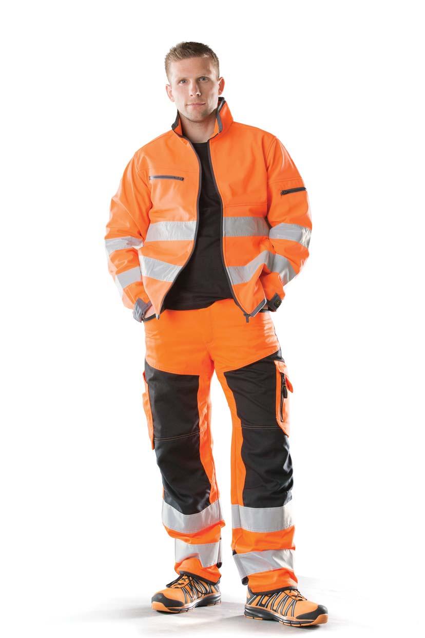 High-visibility clothing - news! Tool shorts Class 2 Shorts with tool pockets and multiple practical pockets and pouches.
