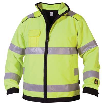 Reflectors across the jacket and on the shoulders for increased visibility. Fabric: 100% polyester. Weight approx. 300 g/m². Wash at 60.