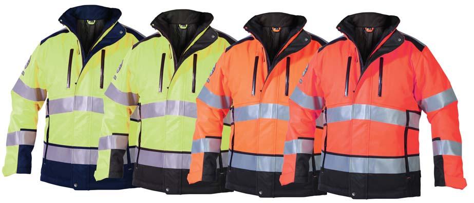 Functional clothing - high-visibility/winter Winter jacket Warm winter jacket with practical side pockets, two chest pockets and a socalled Napoleon pocket inside the front placket.