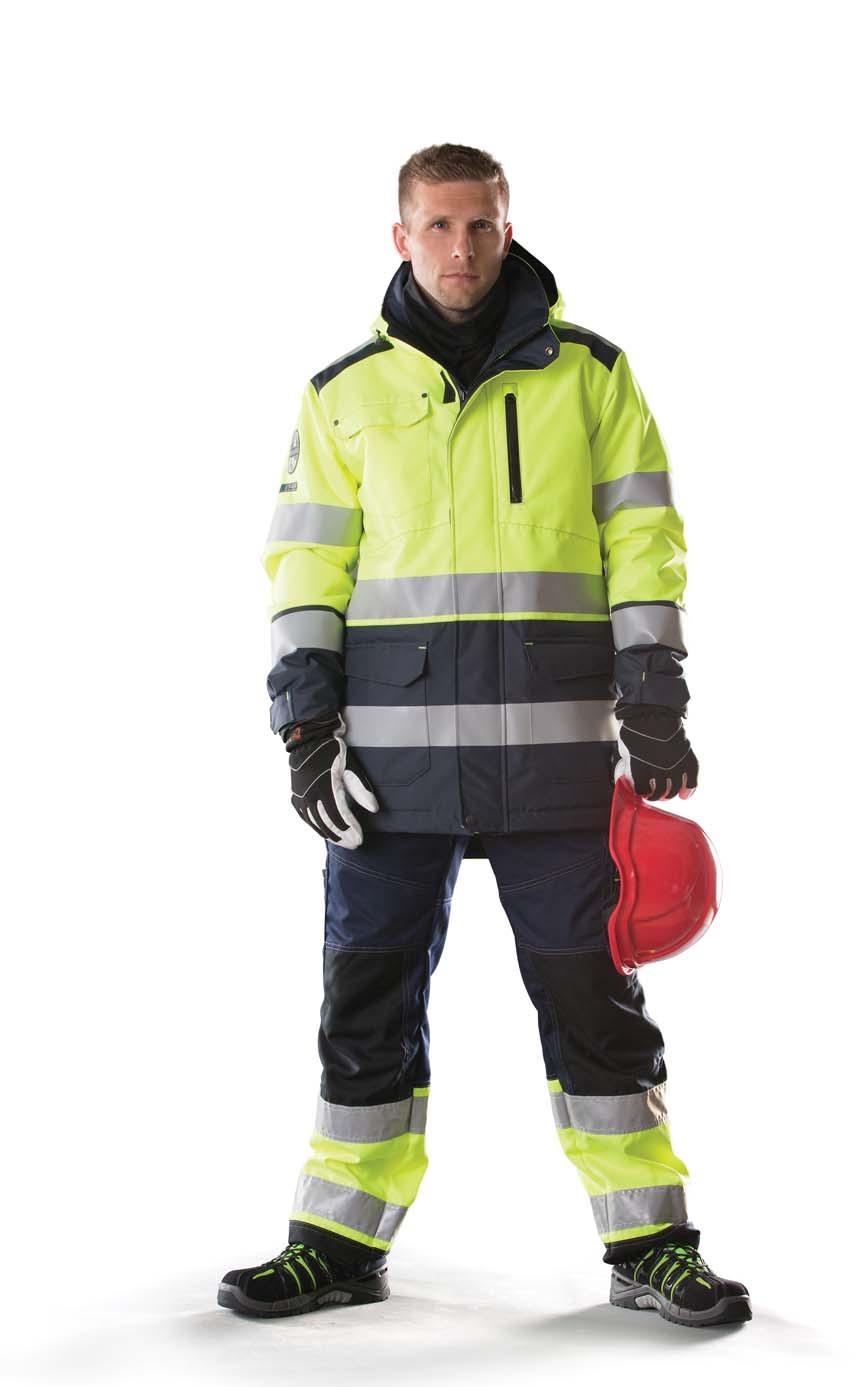 Functional clothing - high-visibility/winter Winter trousers Functional trousers with side pockets, two spacious back pockets with