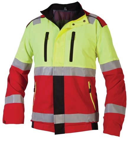 Clothing for forestry operations Univern Forest Jacket Super Comfort Stretch/High-visibility jacket Class 1 Lightweight, comfortable, stretch-fabric jacket.