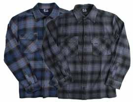 : 676073846 Clay 676073899 Black Flannel shirt, Carpenter ACE