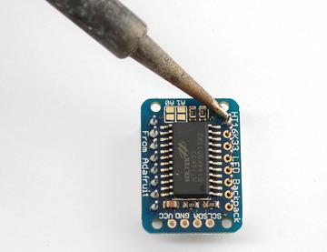 Clip the long pins. Now you're ready to wire it up to a microcontroller.