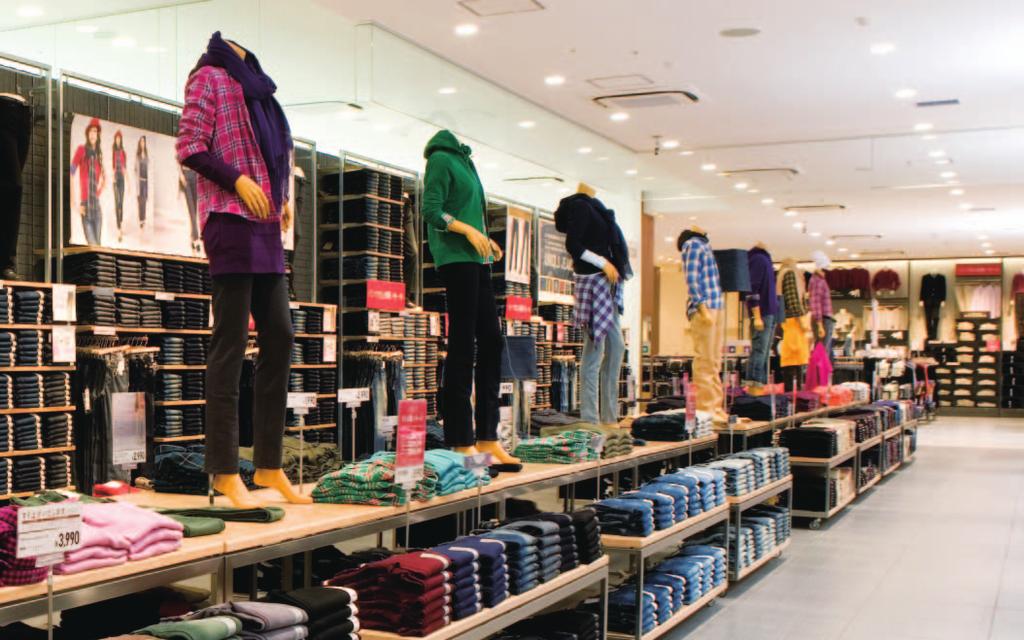 The Key to Growth: Large-Format Stores Boost Women s Wear Improve the Efficiency of Large Stores Since we began the development of large-format stores in 2005, we have focused our efforts on