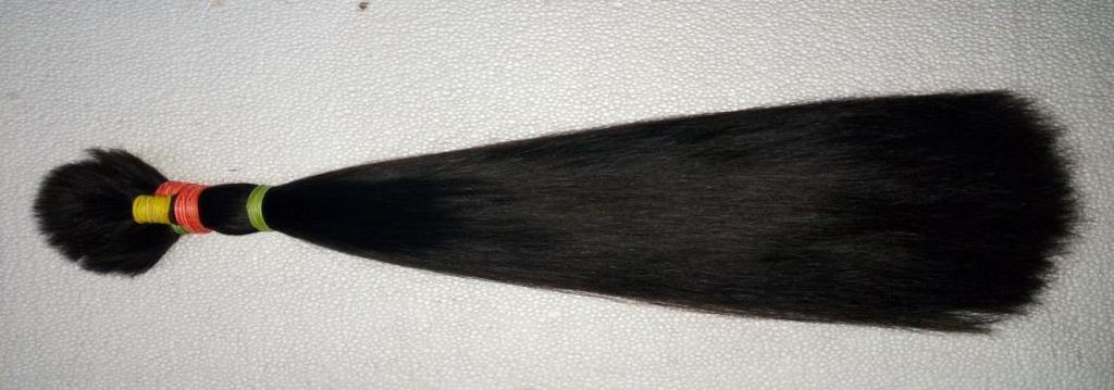 1. Non - Remy Double Drawn Double Drawn hair is hackled and trimmed on both sides and it will have uniform