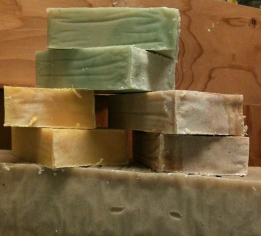 Hand Made Old Fashion Soap Our soap is made with Coconut, Palm and Olive oils. Before the First World War, soaps were made by combining oils and lye.