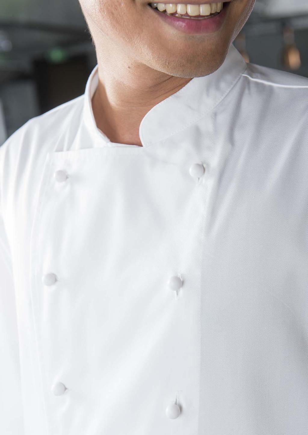 1. Choose your style: the CHEF JACKET builder Choose the details