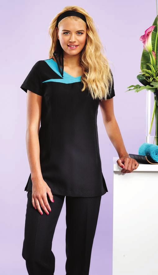 capabilities.185g) AED 170.00 5 PR605 Daisy Healthcare Tunic V-neck with contrast trim.