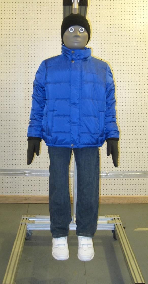 Cold Weather Clothing for Children: Thermal Insulation and Temperature Ratings Property: Resistance to dry heat transfer (insulation value) provided by cold weather clothing systems Method: ASTM F