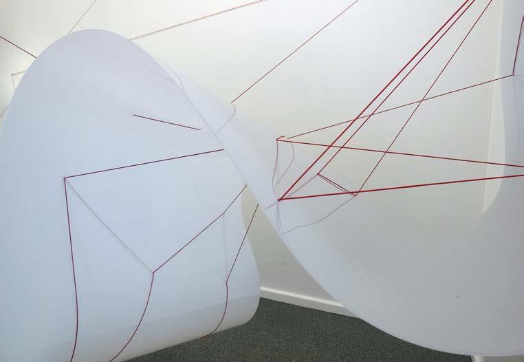 Divag(u)ations, 2015, installation insitu for «the Bento», 1 x 4