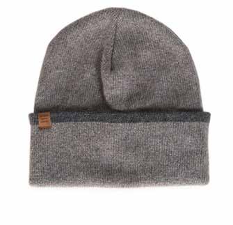 1002 FRANKFURT The soft touch and warmth of the Lambswool Frankfurt beanie is enhanced by a contrast color striped