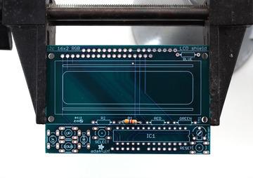 This resistor is part of the interface between the Arduino and the 'port expander' that controls the LCD.