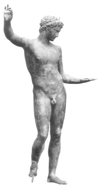 the style of the Marathon Boy has suggested to most scholars a production date in the latter half of the fourth century B.C. Can this boy even be an athlete, let alone a victor?