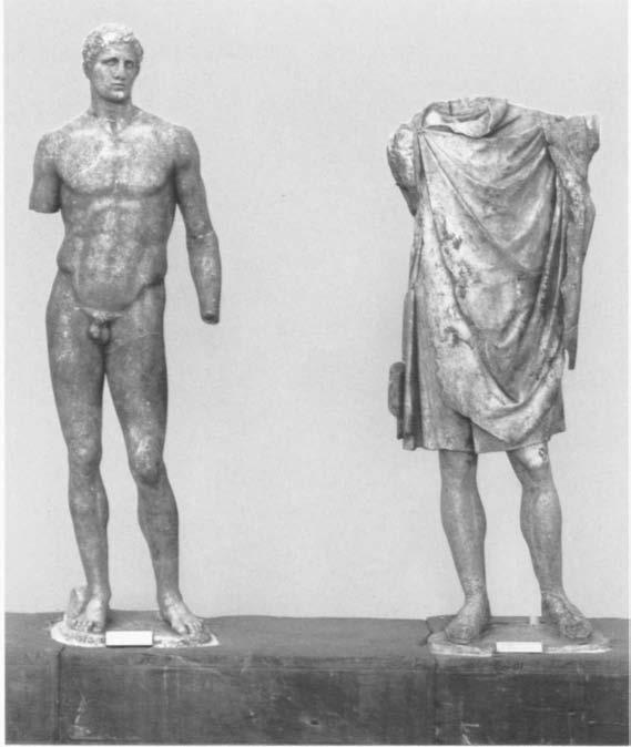 lived 150 years before Daochos, there is no hint that this is a statue of someone who was long dead. His image was meant to be read as a generalized description of a young and vigorous athlete.