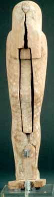 Mummified body of Shepenun (AMZ E-667) was placed in beautiful wooden sarcophagus.