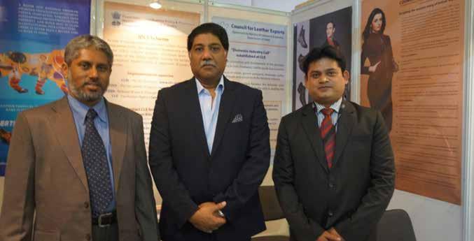 monthly magazine Leather News India, Directory of Members of CLE, and Facts & Figures of Export of Leather & Leather products were displayed.
