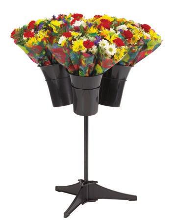8 CIRCULAR BOUQUET DISPLAYS Catch your customer's attention from every angle with