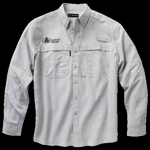 25 *Matching Ladies' shirt p/n 9500198 Men's Dri-Duck Long Sleeve Shirt This 2.2 oz.