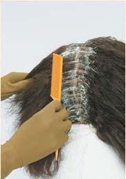 RETOUCH RELAXER This application is used for hair that has had previous chemical texture services. Application starts ¼ to ½ inch away from scalp and includes new growth only.
