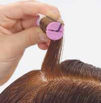 Base sections are subsections of panels into which the hair is divided for perm wrapping; one rod is normally placed on each base section (Figure 19).