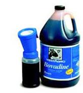 Ready-to use. #72108-5-gallon #72115-15-gallon #72130-55-gallon #142251-275-gallon Bovadine Teat Dip Contains 1% iodine, now with I-tech high free iodine.