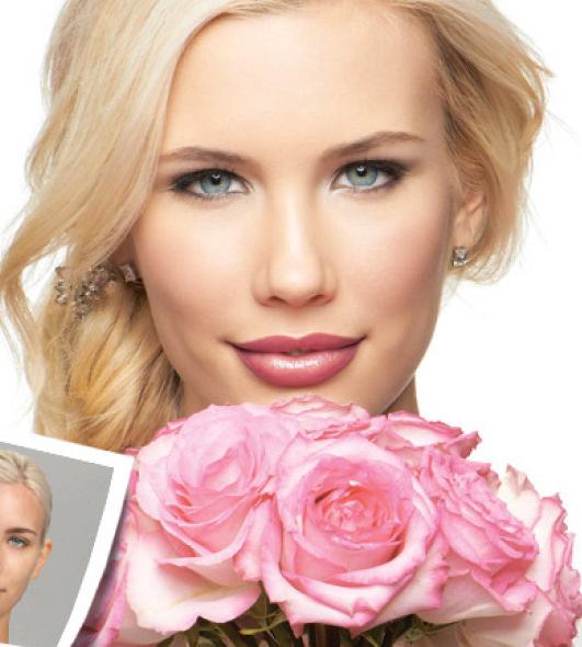 EXPERT EXTRA Daytime brides should look glowing, not shiny. Apply highlights just to cheekbones and avoid the T-zone which can make face appear shiny in pictures.