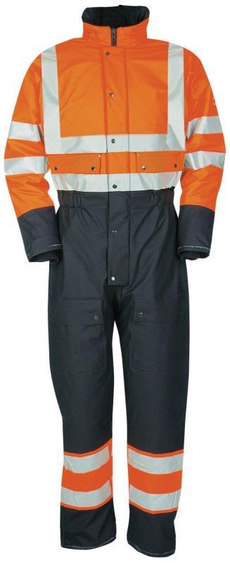 Cold storage overall Sioen 6402 MATTERHORN 225 gr/m². Polyester/cotton fabric 80/20%. Isosoft lining (NICEWEAR). Protection against low temperaturen down to -40 C (Rct=0.414 m² K/W).