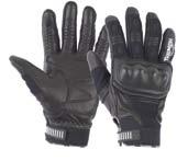 Glove Sizes XS to XXL / Leather and textile waterproof