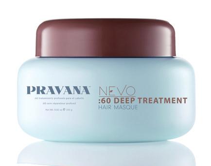 NEVO :60 DEEP TREATMENT hair masque Weekly treatment envelops strands with the highest concentrations of the most nurturing ingredients in nature.