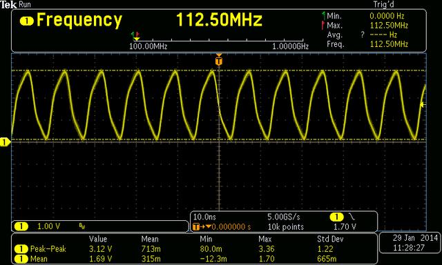 for you to verify the 112.5MHz output frequency!