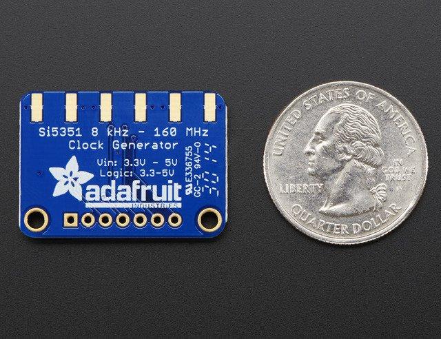 We put this handy little chip onto it's own breakout board PCB, with a 3.3V LDO regulator so it can be powered from 3-5VDC.
