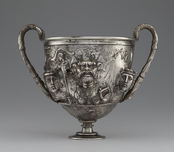 Pitcher with Scenes from the Trojan War, The Death of Achilles, 1 100 Object: H: 31.