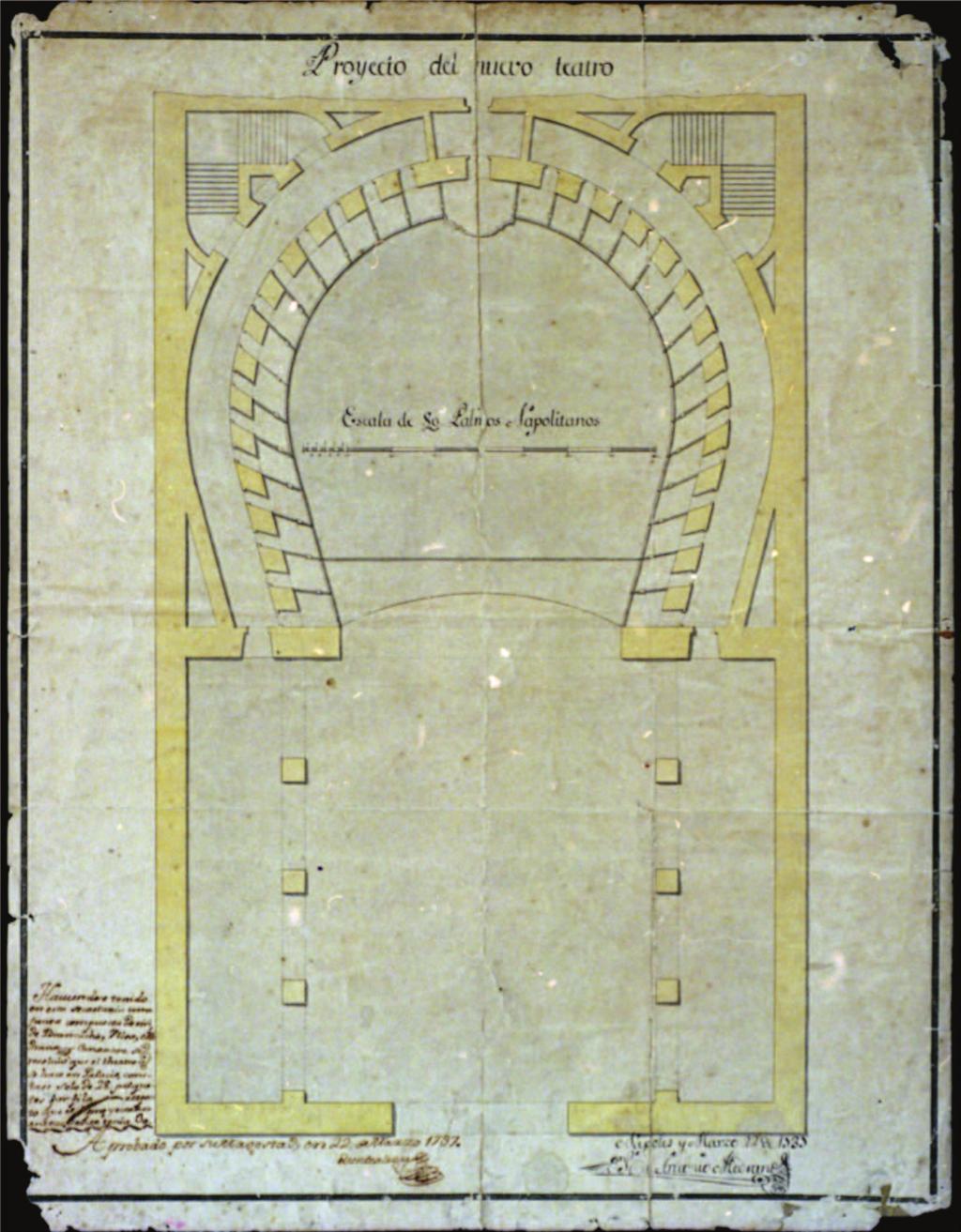 On Prisons and Theatres Figure 2 Giovanni Antonio Medrano 1735 Plan of the San Carlo Theatre Naples.
