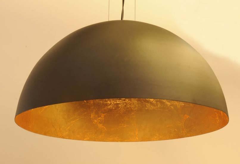 "GOLDEN DOME" THIS CHANDELIER HAS A MODERN LOOK WITH
