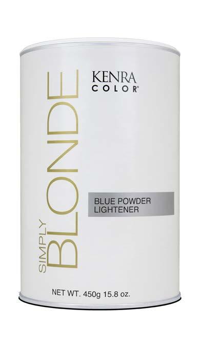 LIFT & LIGHTEN BLUE POWDER LIGHTENER Lift up to 8 levels in a single application Blue base for neutralization during the lifting process for anti-yellowing effects