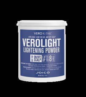 Suggested processing times vary keep VeroLight on hair until the desired level of lift is achieved. Is there any change in the levels of lift? No you should expect the same level of lift.